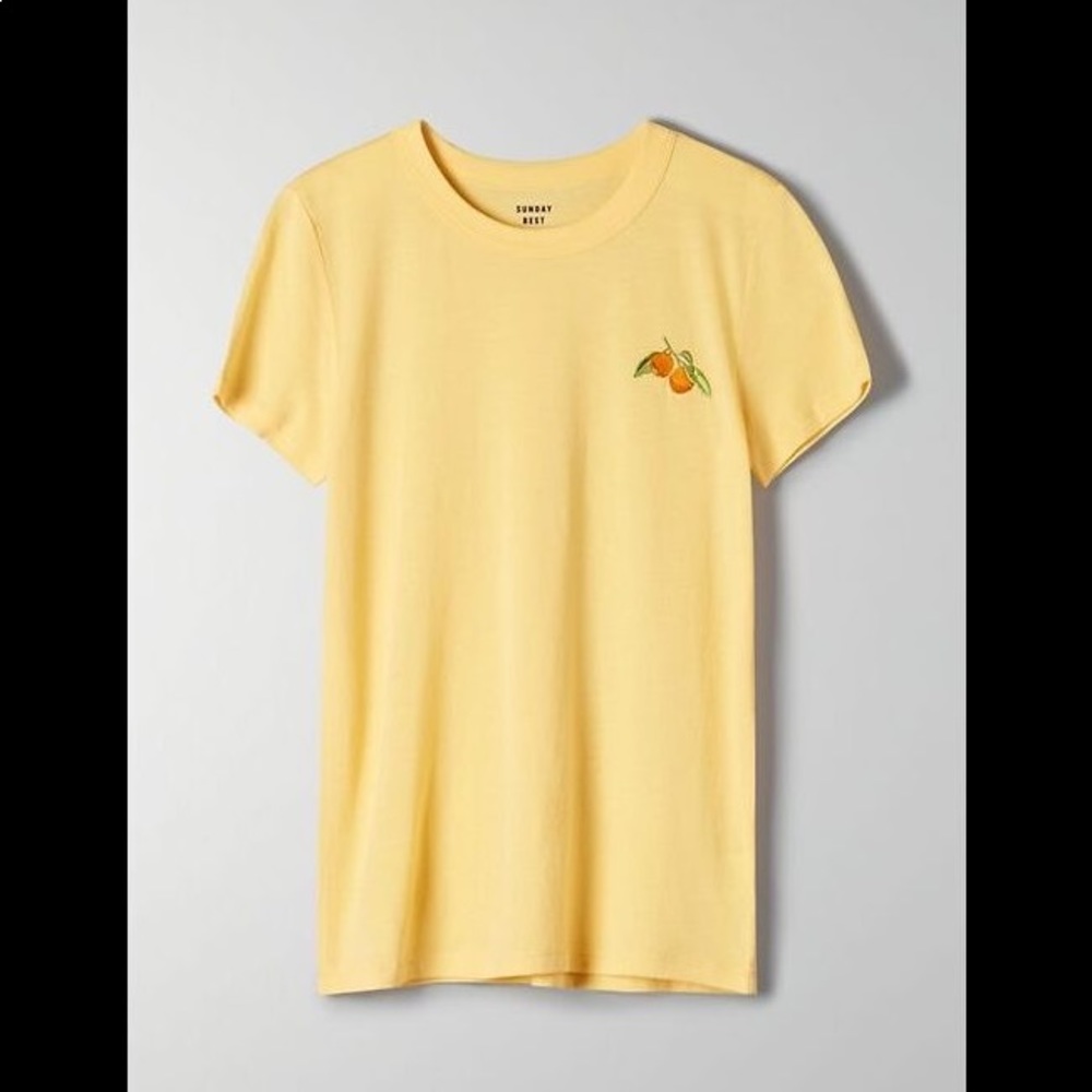 Sunday Best Candy T-Shirt in Yellow Iris / Oranges